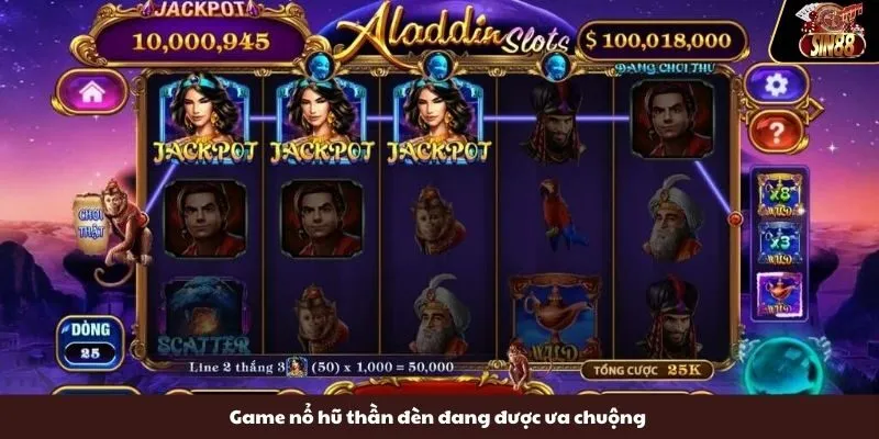 Game nổ hũ thần đèn đang được ưa chuộng